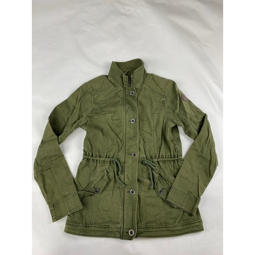 Hollister Jacket Women's Size M Olive Green Utility Coat